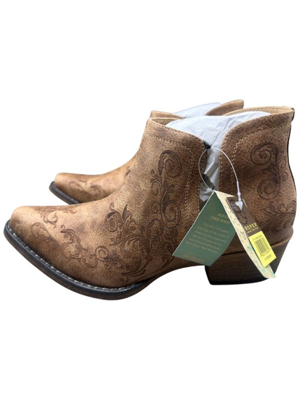 Roper Women's Ava Boot - Tan - Size 11 (NEW WITH TAGS)